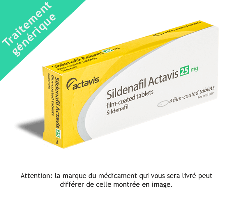 Boite de Sildenafil 25mg